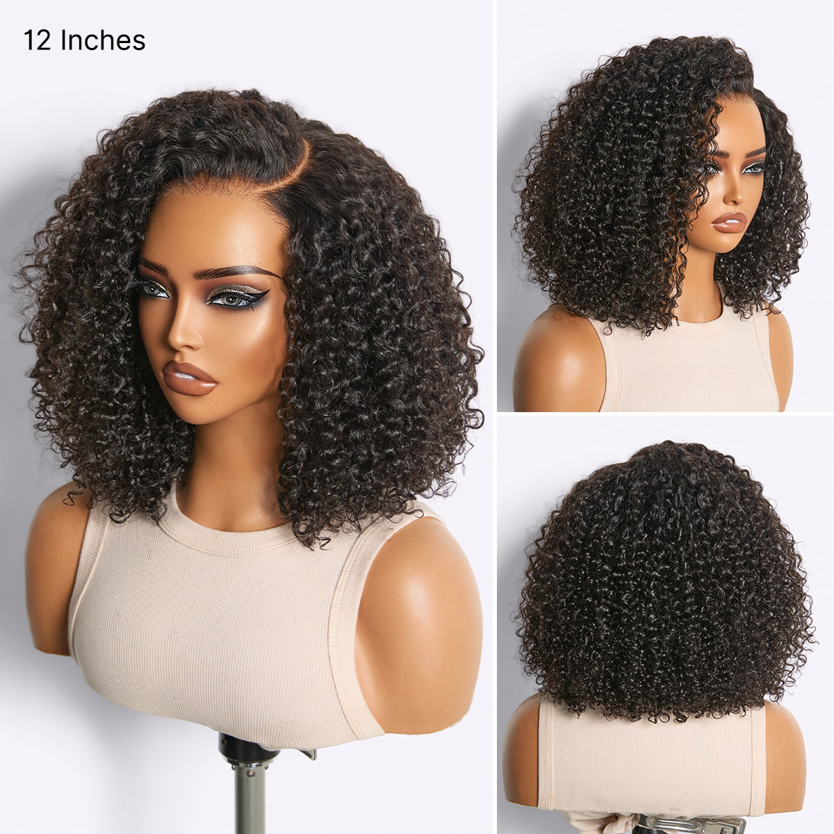 180% Density Kinky Curly PartingMax Glueless 7x6 Closure HD Lace Wig Pre-Cut Lace Flexi-Fit Drawstring Cap-18