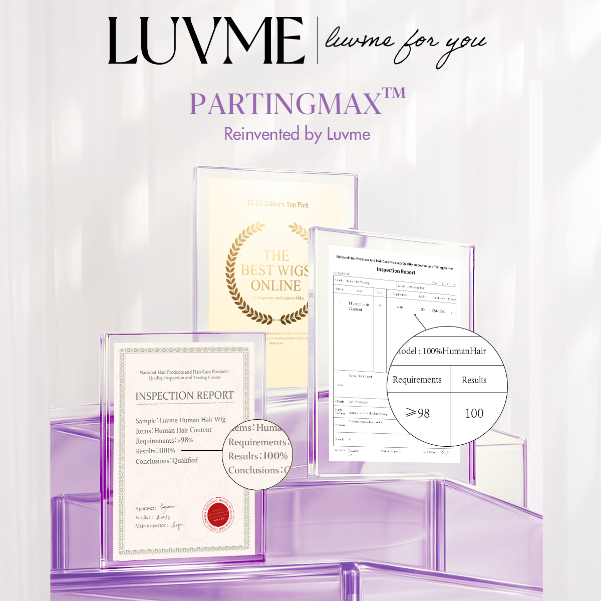 Luvme All-Day Comfort™ Wig PartingMax Brown Highlights Funmi Curly 7x6 Closure HD Lace Glueless Wig Pre Cut Lace-62