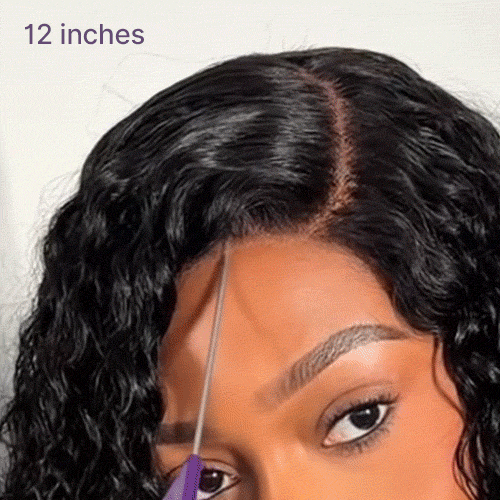 Ready to Go Water Wave Short Curly Bob Wig Glueless Minimalist HD Lace Wig Pre-Cut Lace-51