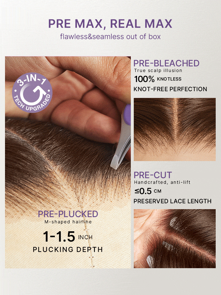 App Only | Rich Chocolate Brown Silky Straight 180% Density Glueless 13x4 Lace Frontal Wig Pre-Cut Lace-19
