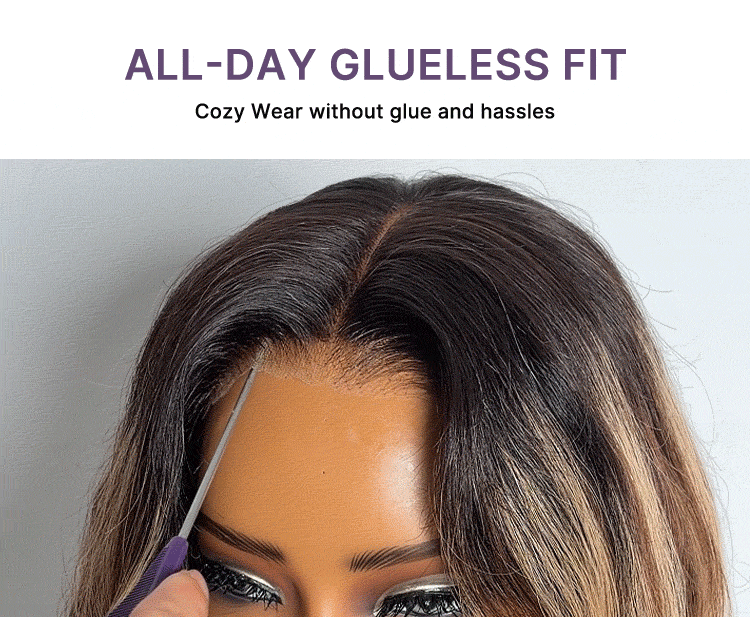 Luvme All-Day Comfort Wig 180% Density PartingMax Glueless 7x6 Closure HD Lace Blonde Highlight Loose Wave Wig Pre-Cut Lace-19