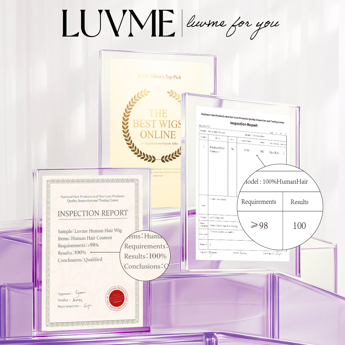 Luvme All-Day Comfort™ Wig 180% Density Loose Body Wave Glueless 7x6 Closure HD Lace Human Hair Wig with Bangs Pre-Cut Lace-77