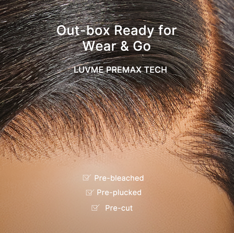 Luvme All-Day Comfort™ Wig 180% Density Ombre Brown Butterfly Cut Layered Light Yaki Straight Glueless 7x6 Closure HD Lace Human Hair Wig Pre-Cut Lace-68