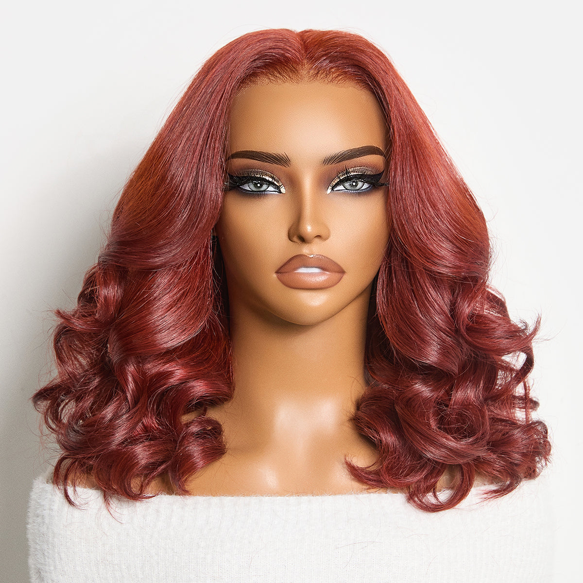 Luvme Hair Soft Life Body Wave HD lace wig by Kim Kimble, featuring 13x6 frontal, drawstring cap, and natural body wave texture.