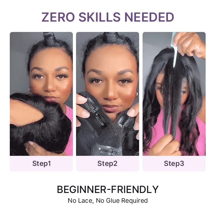 True Scalp V Part 180% Density Burmese Curly Finger Coil Ends Glueless Human Hair Wig with Flexi-Fit Drawstring-07