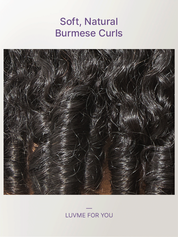 True Scalp V Part 180% Density Burmese Curly Finger Coil Ends Glueless Human Hair Wig with Flexi-Fit Drawstring-11