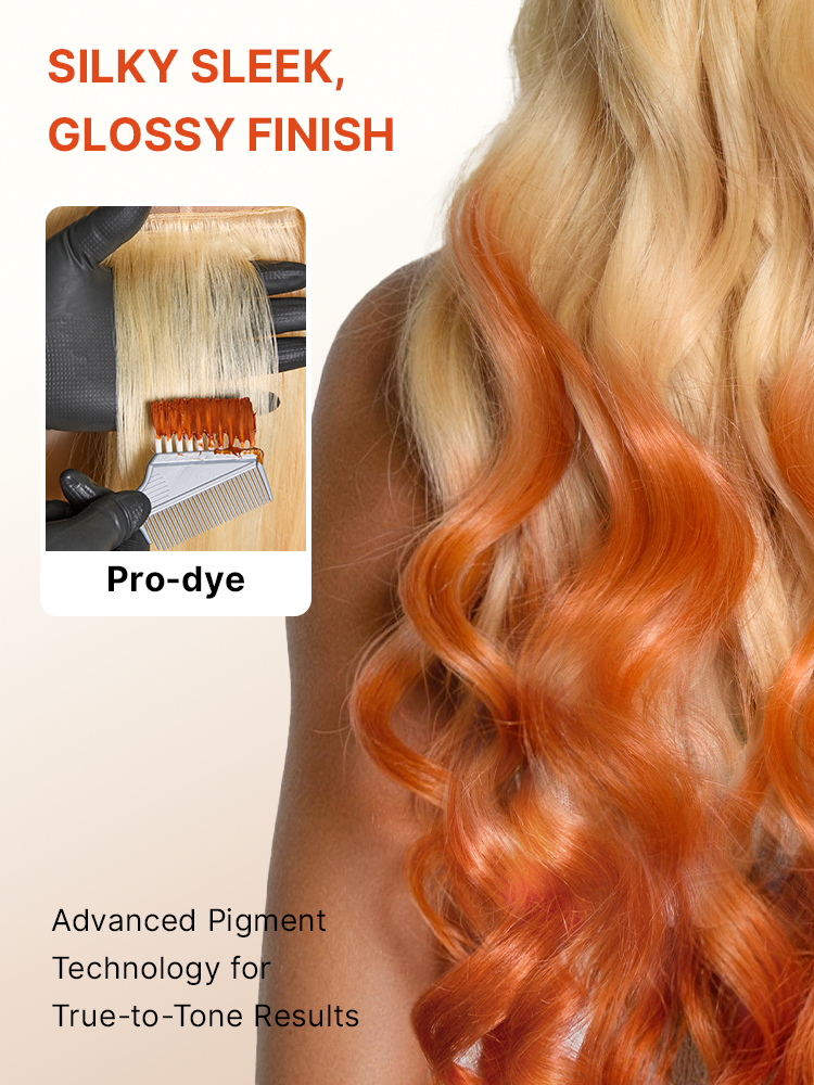 613 Blonde to Ginger Ombre Body Wave Glueless Ear-to-ear 13x4 HD Lace Front Wig Pre-Cut Lace Flexi-Fit Drawstring Cap-15