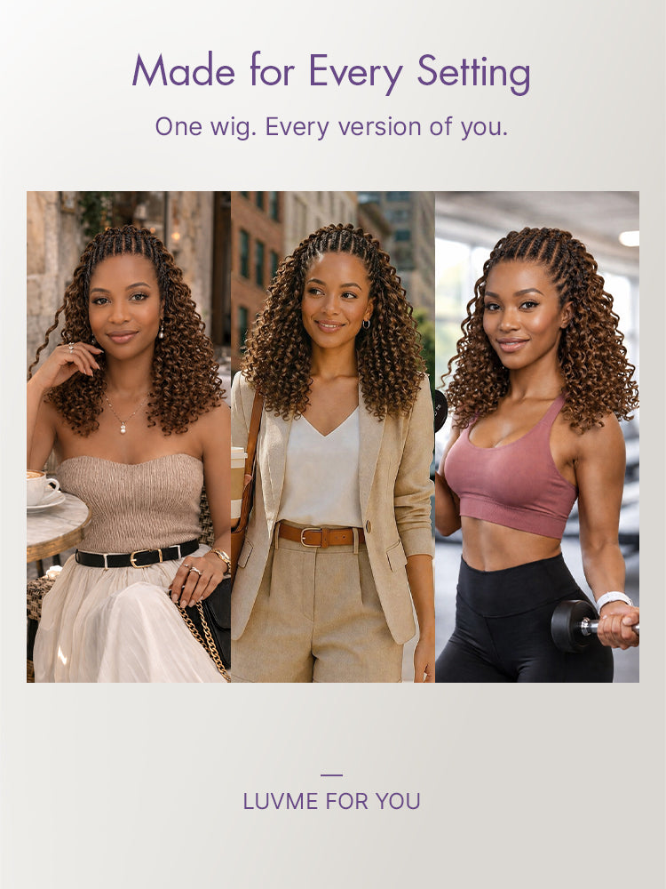 Readitress Ombre Brown Deep Wave Pre-Separated Feather Crochet Human Hair Extensions-12