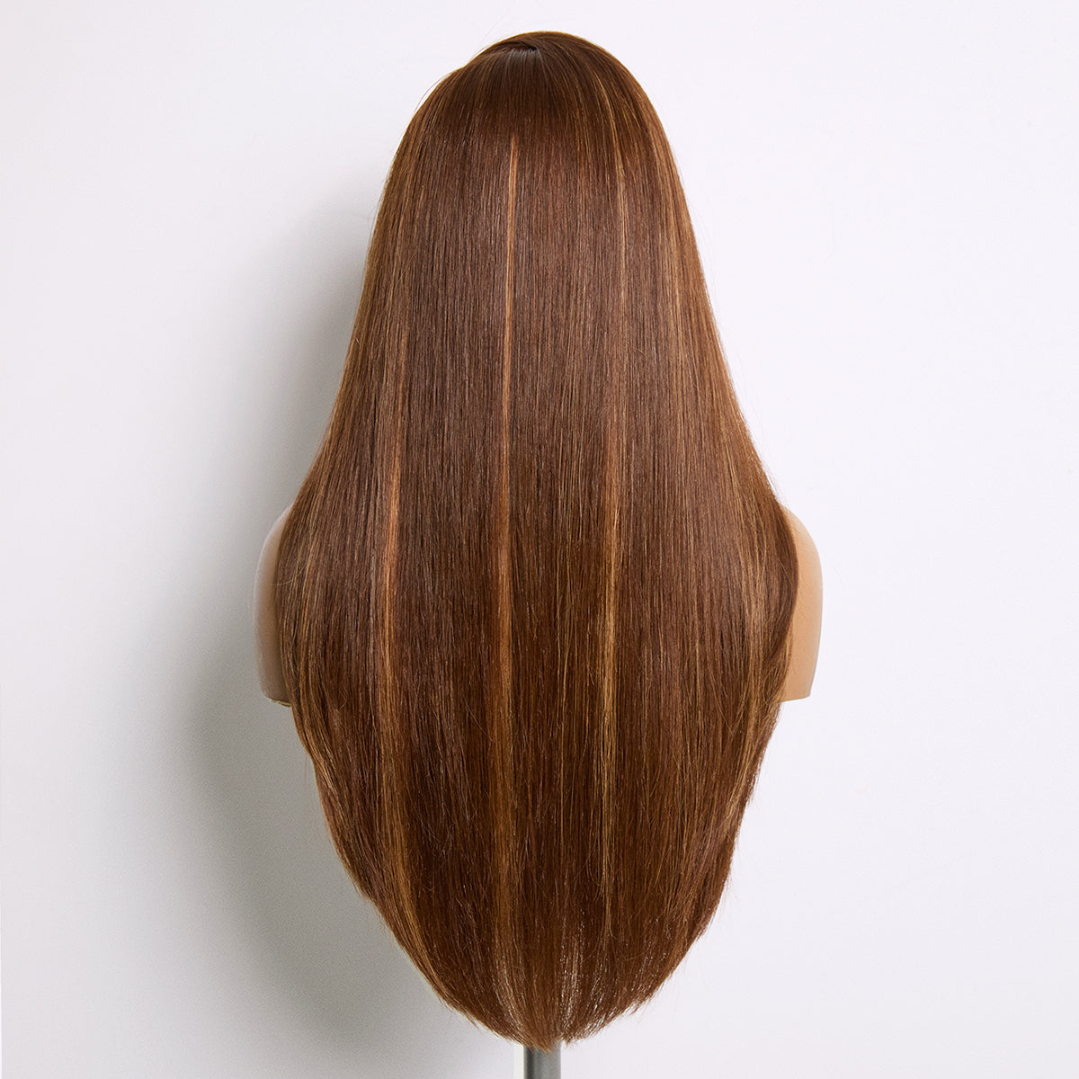 Luvme Hair It Girl RawMagic x Kim Kimble silky straight 13x6 frontal HD lace wig with drawstring cap on mannequin head