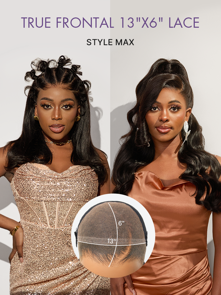 NatureMAX™ 200% / 250% Density Loose Wave Glueless 13x6 HD Lace Front Wig Human Hair Pre-Cut Lace Flexi-Fit Drawstring Cap-42