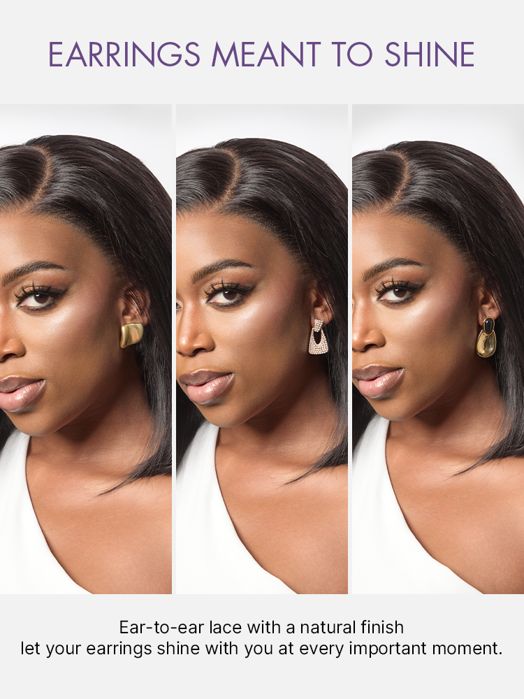 NatureMAX™ 200% / 250% Density Loose Wave Glueless 13x6 HD Lace Front Wig Human Hair Pre-Cut Lace Flexi-Fit Drawstring Cap-48