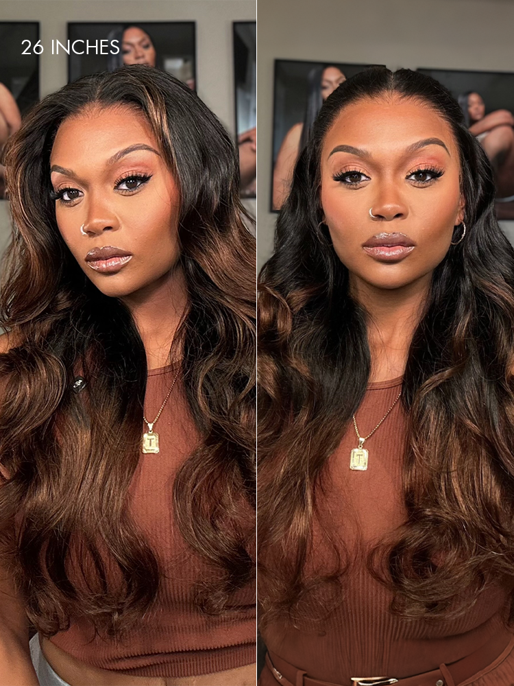 NatureMAX™ 200% / 250% Density Loose Wave Glueless 13x6 HD Lace Front Wig Human Hair Pre-Cut Lace Flexi-Fit Drawstring Cap-50