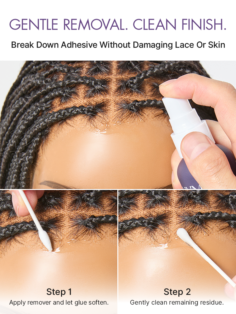 LUVME Hair 200pcs dual-tip cotton swabs for beauty and skincare, with soft cotton tips on plastic sticks.