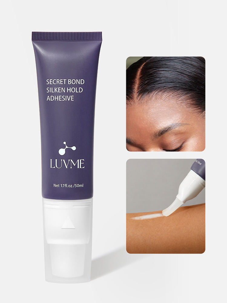 US Only | LUVME Wig Hairline Glue - Silicone Applicator for Easy Mess-Free Application, Invisible Strong Hold-01