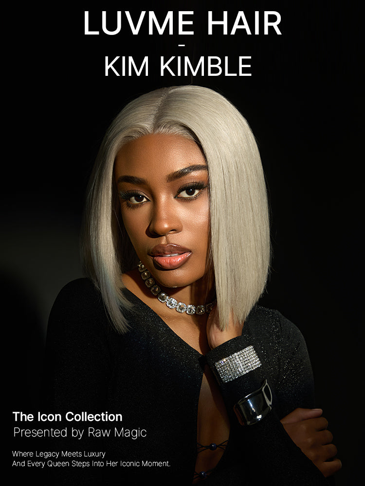 BOSS BOB | RawMagic x Kim Kimble Icon Collection 613 Blonde 13x6 Frontal HD Lace Bob Wig with Drawstring Cap Pre-cut Lace-11