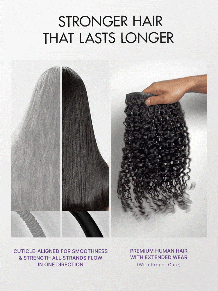 Test--Burmese Curly Finger Coil Ends Seamless Clip in Extensions Real Human Hair Pieces 135g 9pcs / 7pcs with Free Gift-13