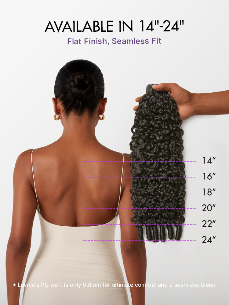 Test--Burmese Curly Finger Coil Ends Seamless Clip in Extensions Real Human Hair Pieces 135g 9pcs / 7pcs with Free Gift-16