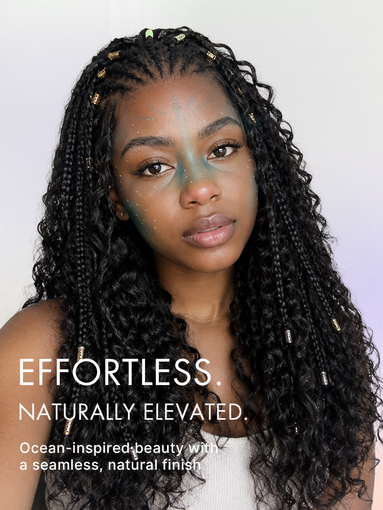 Natural Black Boho Cornrow Braids 13x4 Frontal Lace Deep Curly  Long Wig Pre-cut Lace-10