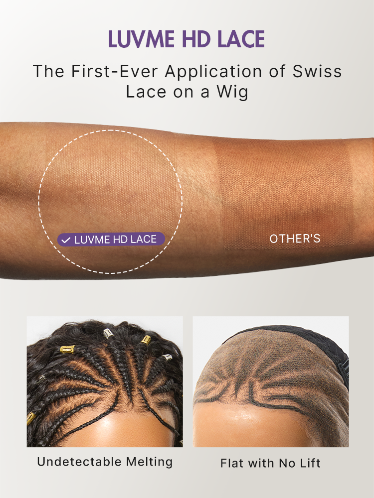 Special Add-On | Boho Fulani Braids Water Wave 13x4 Frontal Lace Wig Pre-cut Lace Human Hair-09