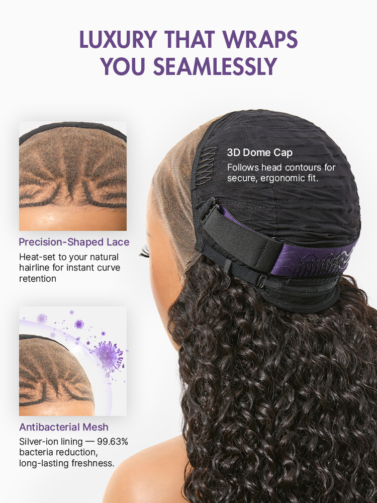 Special Add-On | Boho Fulani Braids Water Wave 13x4 Frontal Lace Wig Pre-cut Lace Human Hair-10