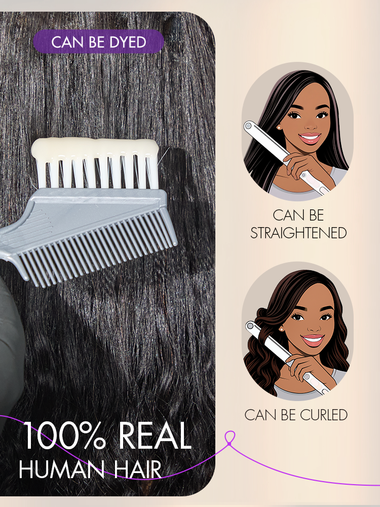 Luvme Too Easy Texture 3-in-1 half wig with water wave style, 180% density, glueless design, flexi-fit drawstring, Luvme Hair