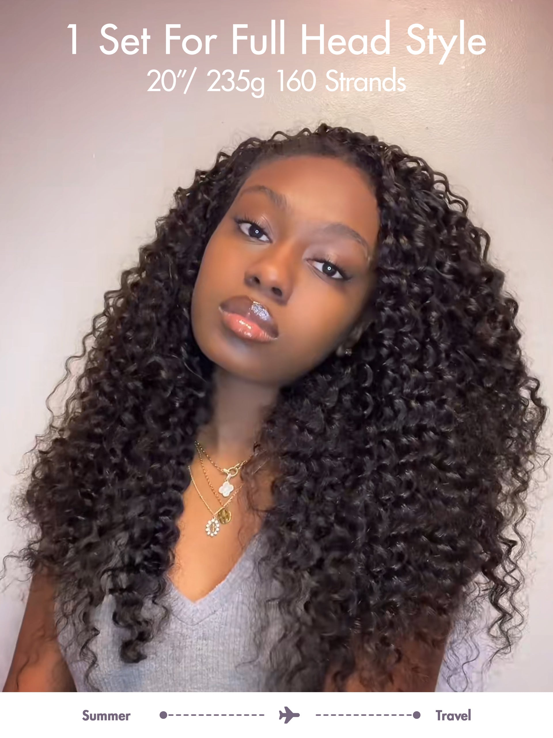 Luvme Hair-Readitress™ Pre-Separated Feather Crochet Human Hair for Miracle Knots Boho Braids | Deep Wave, Kinky Straight, and Burmese Curly Protective Style (Free Gifts Included) - US Only-45