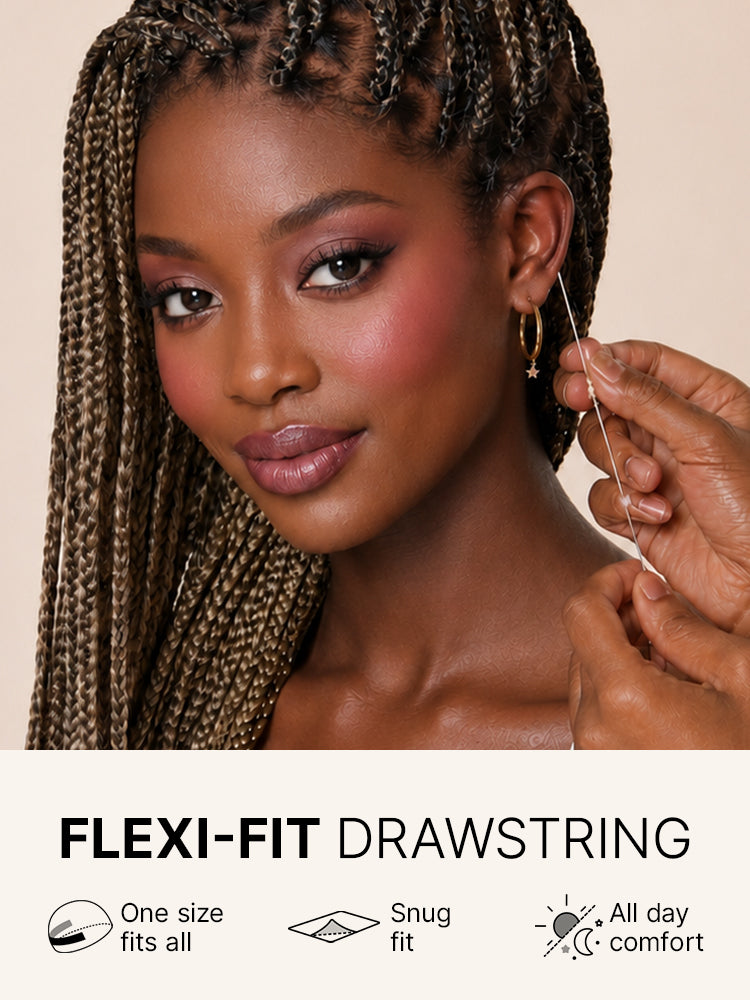 OwnScalp™ 613 Blonde Lightweight Salon-Like Braids with a Real Scalp Look Full HD Lace Knotless Box Braided Wig Drawstring Cap - US Only-49