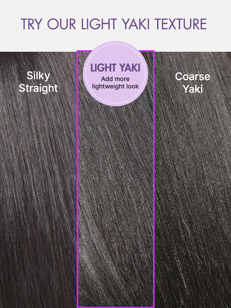 Luvme All-Day Comfort Brown with Honey Blonde Highlights Yaki Straight 7x6 Closure HD Lace Glueless Wig Pre-Cut Lace-10