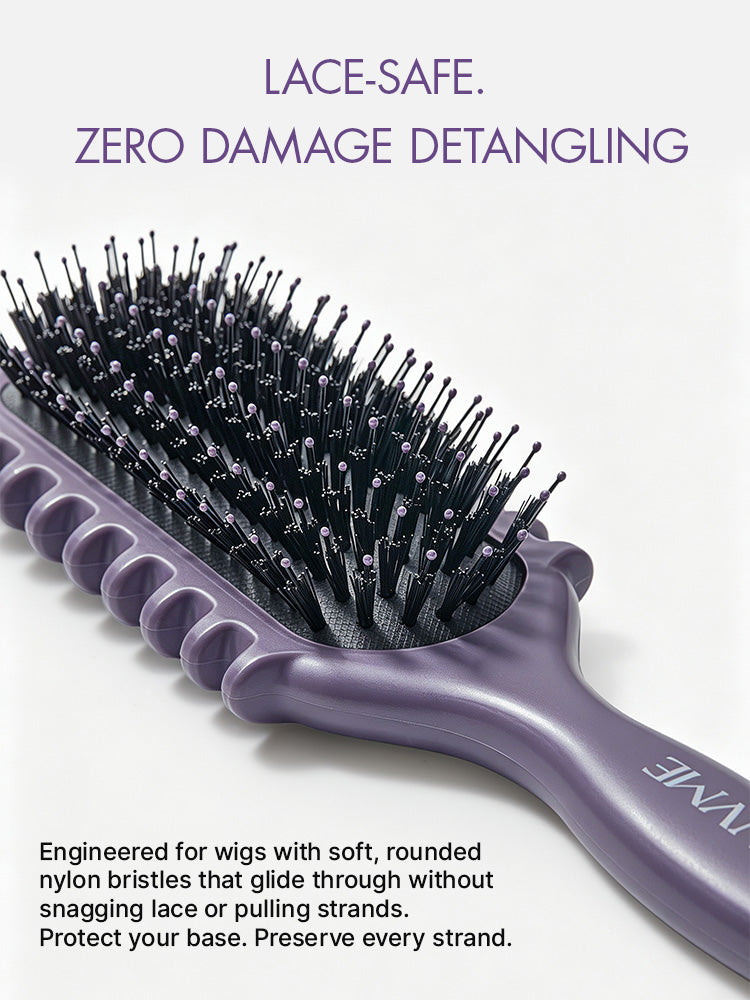 LUVME Curved Curl Repair Comb - Restores Shape and Smooths Messy Curls-07