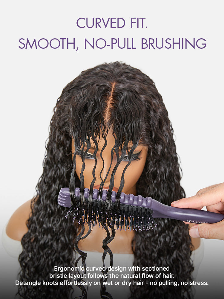 LUVME Curved Curl Repair Comb - Restores Shape and Smooths Messy Curls-03