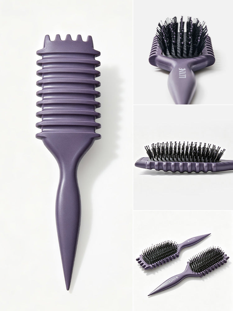 LUVME Curved Curl Repair Comb - Restores Shape and Smooths Messy Curls-08