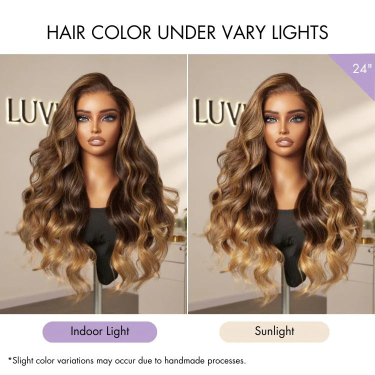 Luvme All-Day Comfort™ Wig PartingMax Glueless 7x6 Closure HD Lace Loose Body Wave Long Wig Pre-Cut Lace-111