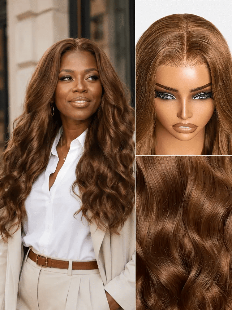All Day Curl Hold Honey Chestnut Brown 180% Density Loose Wave 7x6 Closure HD Lace Glueless Wig Pre-Cut Lace-01