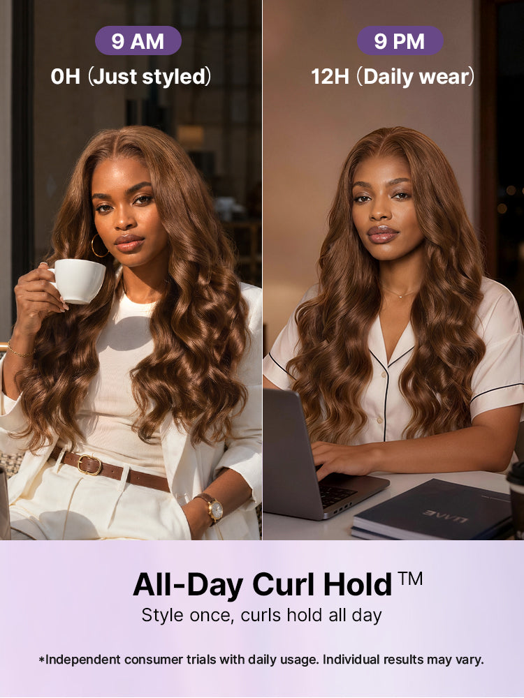 All Day Curl Hold Honey Chestnut Brown 180% Density Loose Wave 7x6 Closure HD Lace Glueless Wig Pre-Cut Lace-04