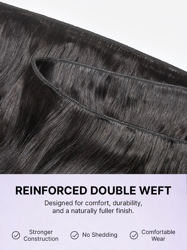 Luvme Hair RawMagic Luxe Bundle with 1pc raw virgin human hair body wave extension, soft, shiny, natural, long-lasting