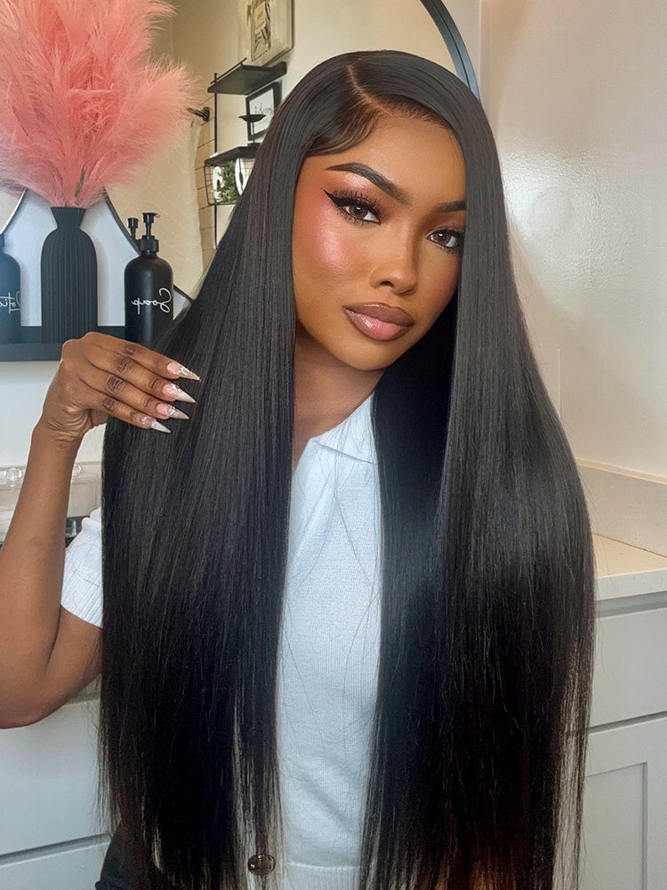 RawMagic Luxe Bundles - 1pc 100% Unprocessed Raw Human Hair Natural Shiny Soft Long-lasting Premium Straight Hair Weft US Only-03