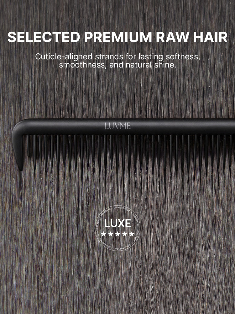 RawMagic Luxe Bundles - 1pc 100% Unprocessed Raw Human Hair Natural Shiny Soft Long-lasting Premium Straight Hair Weft US Only-05