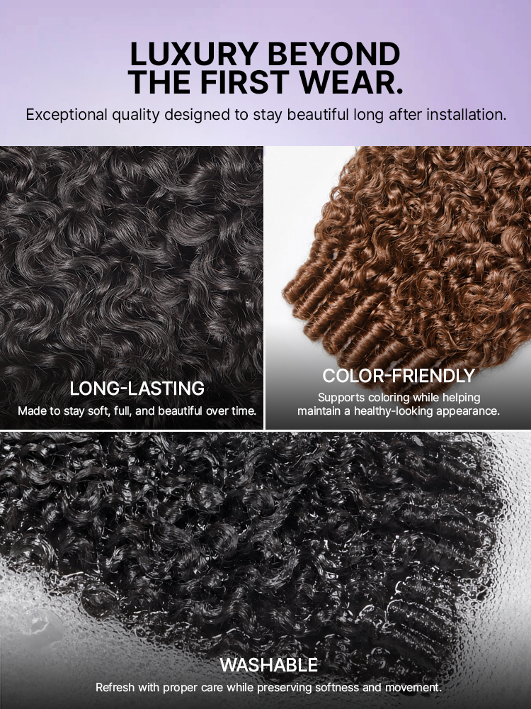 1pc Soft & Voluminous Burmese Curly 100% Virgin Human Hair Bundles-05