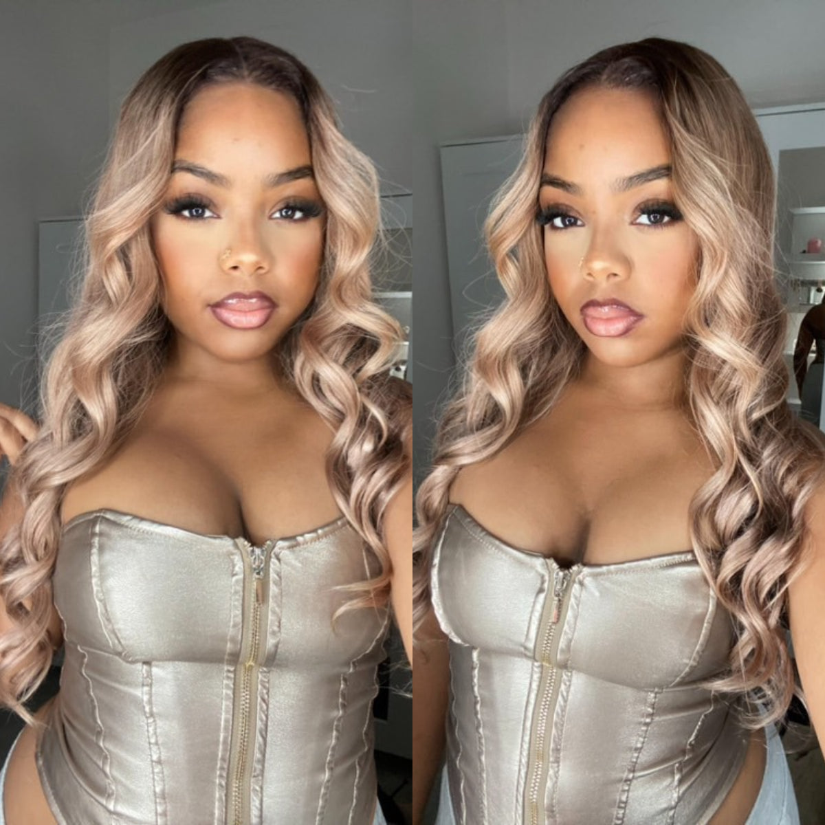 20 inches=$159 | Ash Blonde Loose Body Wave 5x5 Closure Lace Glueless Wig Breathable Cap - US Only-19