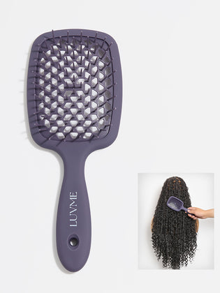 LUVME Small Curl Styling Comb by Luvme Hair for braids and kinky coily wigs, with fine teeth for detailed styling and detangling.