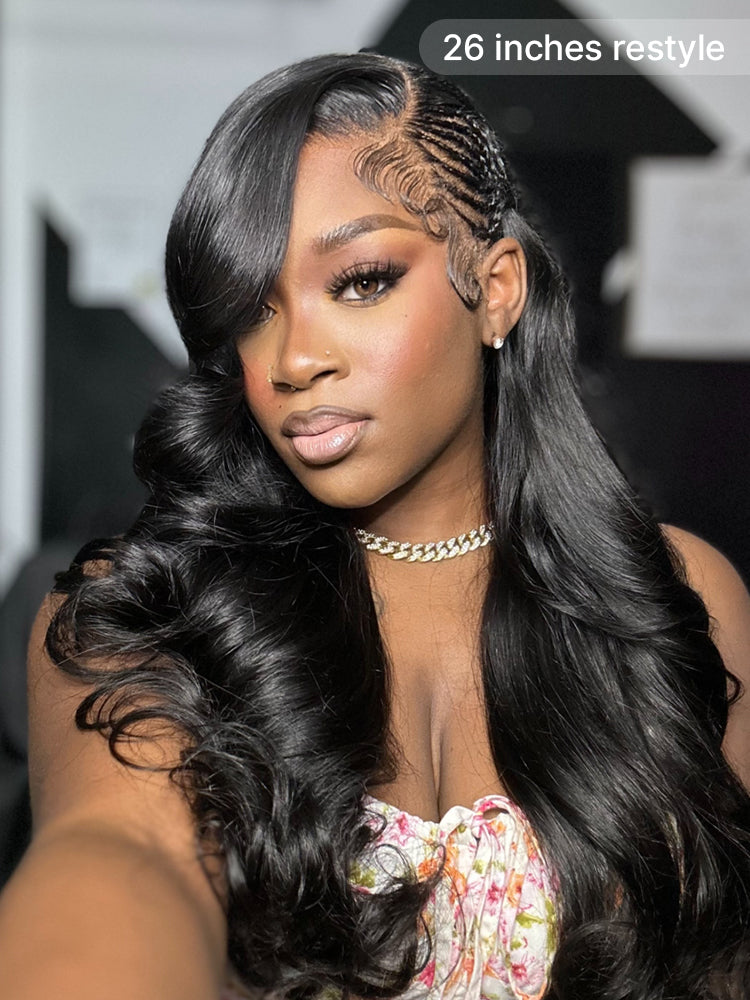 Luvme Hair NatureMAX™ 200% density loose wave HD lace front wig with pre-cut lace and adjustable drawstring cap