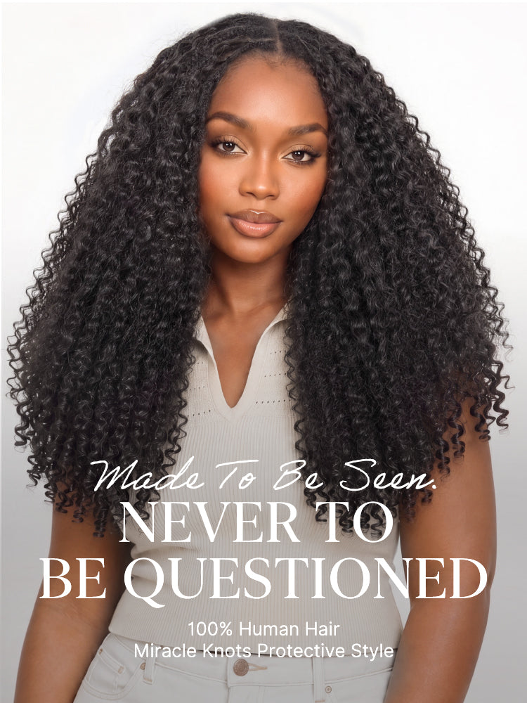 Miracle Knots Crochet Hair Burmese Curly for Boho Braids | Crochet Weaves | Fulani Braids | Twists Pre-Separated Lightweight Full & Soft Pre-Looped Human Hair Extensions Protective Style-42