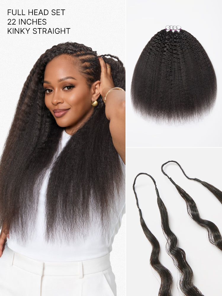 Luvme Hair Miracle Knots crochet hair with Burmese curly, water wave, kinky straight, and Fulani braid styles, lightweight and pre-looped