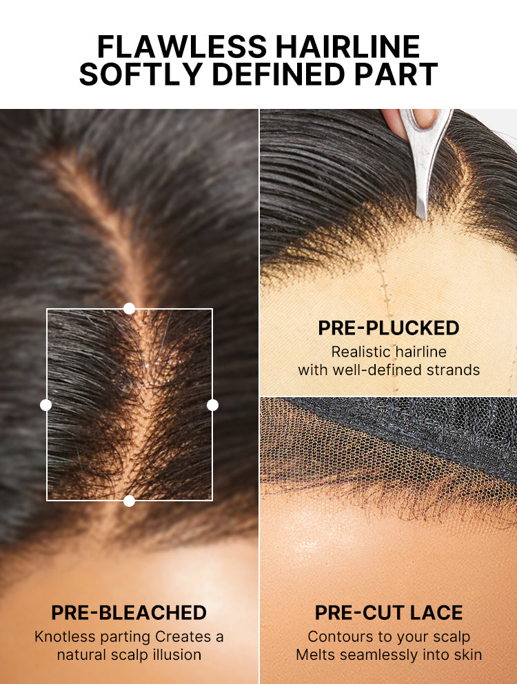 Elegant Natural Black Layered Short Pixie Cut Minimalist HD Lace Wig Pre-cut Lace-24