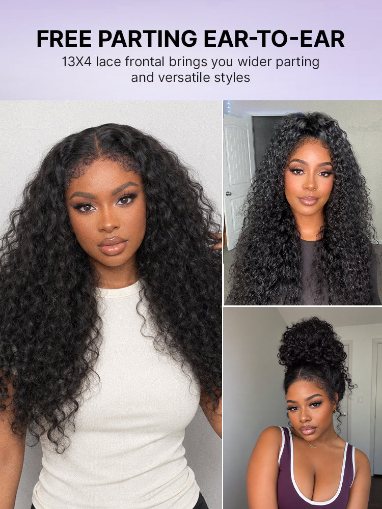 PreMax 180% Density 4C Edges Water Wave Wig 13x4 Frontal Pre-Cut Lace Wig Flexi-Fit Drawstring Cap-04
