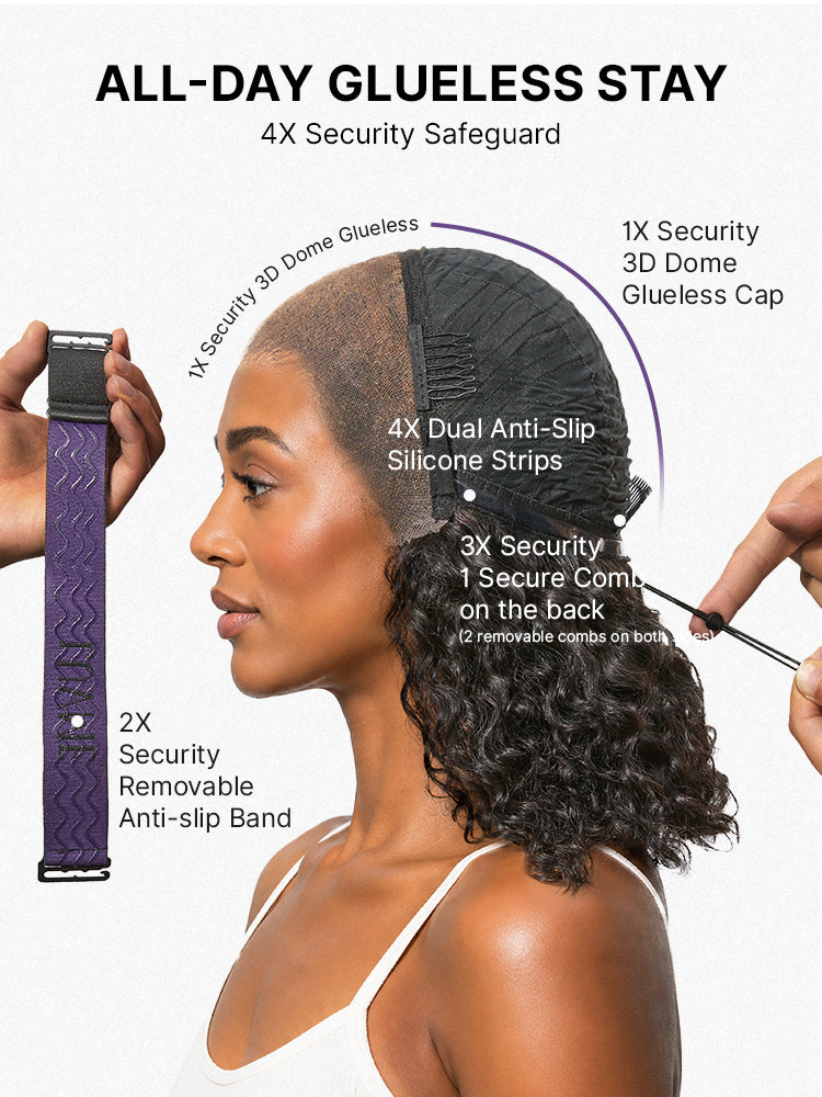 PreMax 180% Density 4C Edges Water Wave Wig 13x4 Frontal Pre-Cut Lace Wig Flexi-Fit Drawstring Cap-05