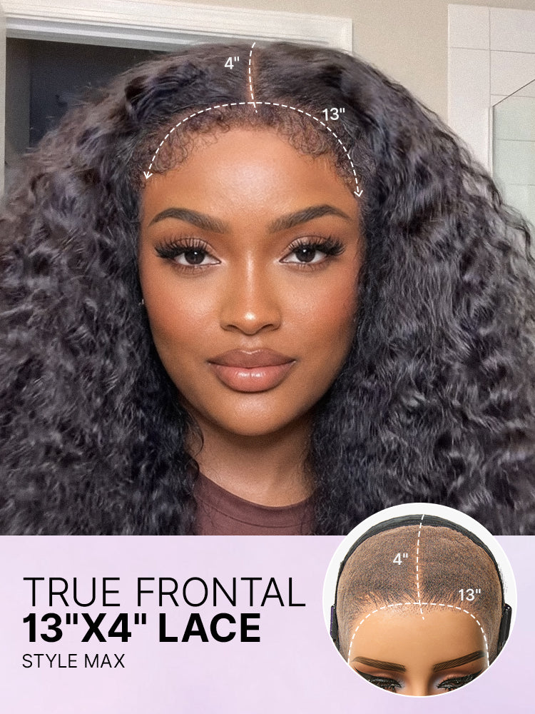 PreMax 180% Density 4C Edges Water Wave Wig 13x4 Frontal Pre-Cut Lace Wig Flexi-Fit Drawstring Cap-06