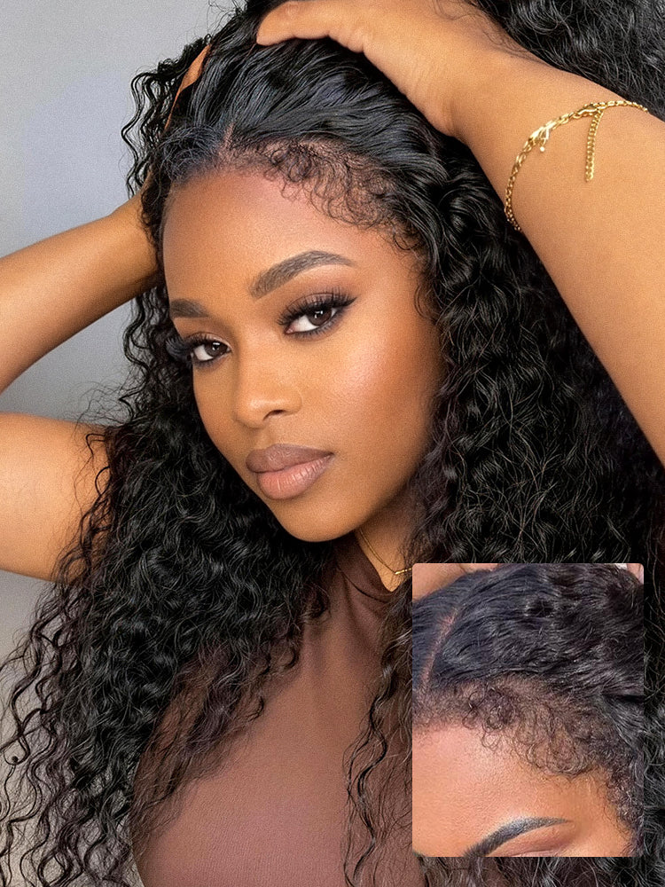 PreMax 180% Density 4C Edges Water Wave Wig 13x4 Frontal Pre-Cut Lace Wig Flexi-Fit Drawstring Cap-08