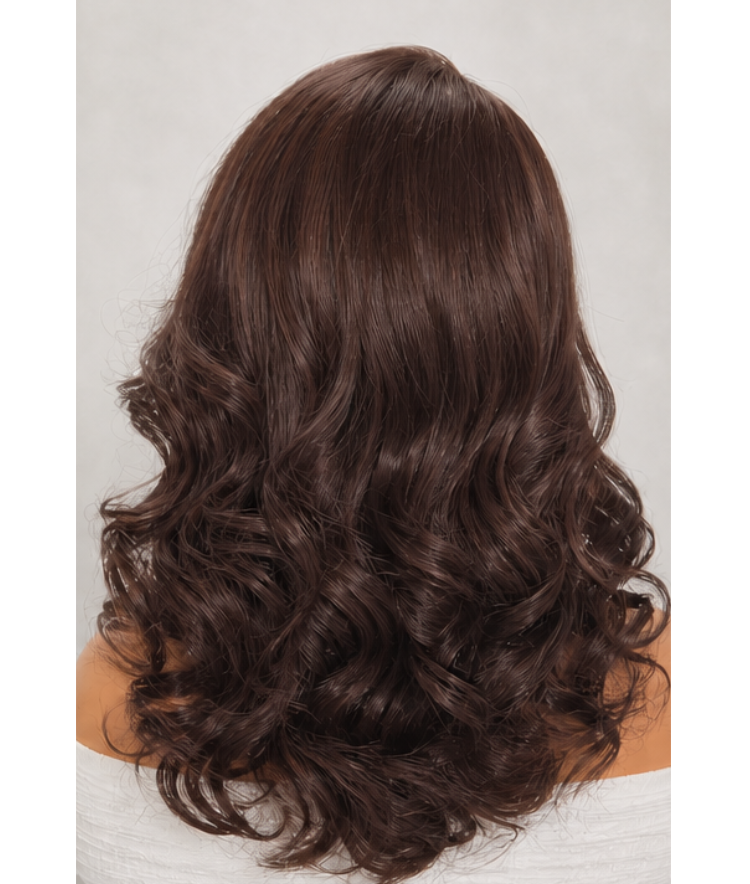Luvme All Day Curls Hold 7x6 Closure HD Lace Solid Dark Chocolate Brown Loose Body Wave Glueless Long Wig Pre-Cut Lace-03