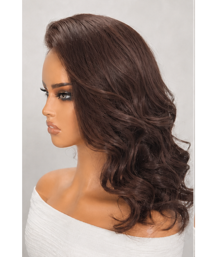 Luvme All Day Curls Hold 7x6 Closure HD Lace Solid Dark Chocolate Brown Loose Body Wave Glueless Long Wig Pre-Cut Lace-02